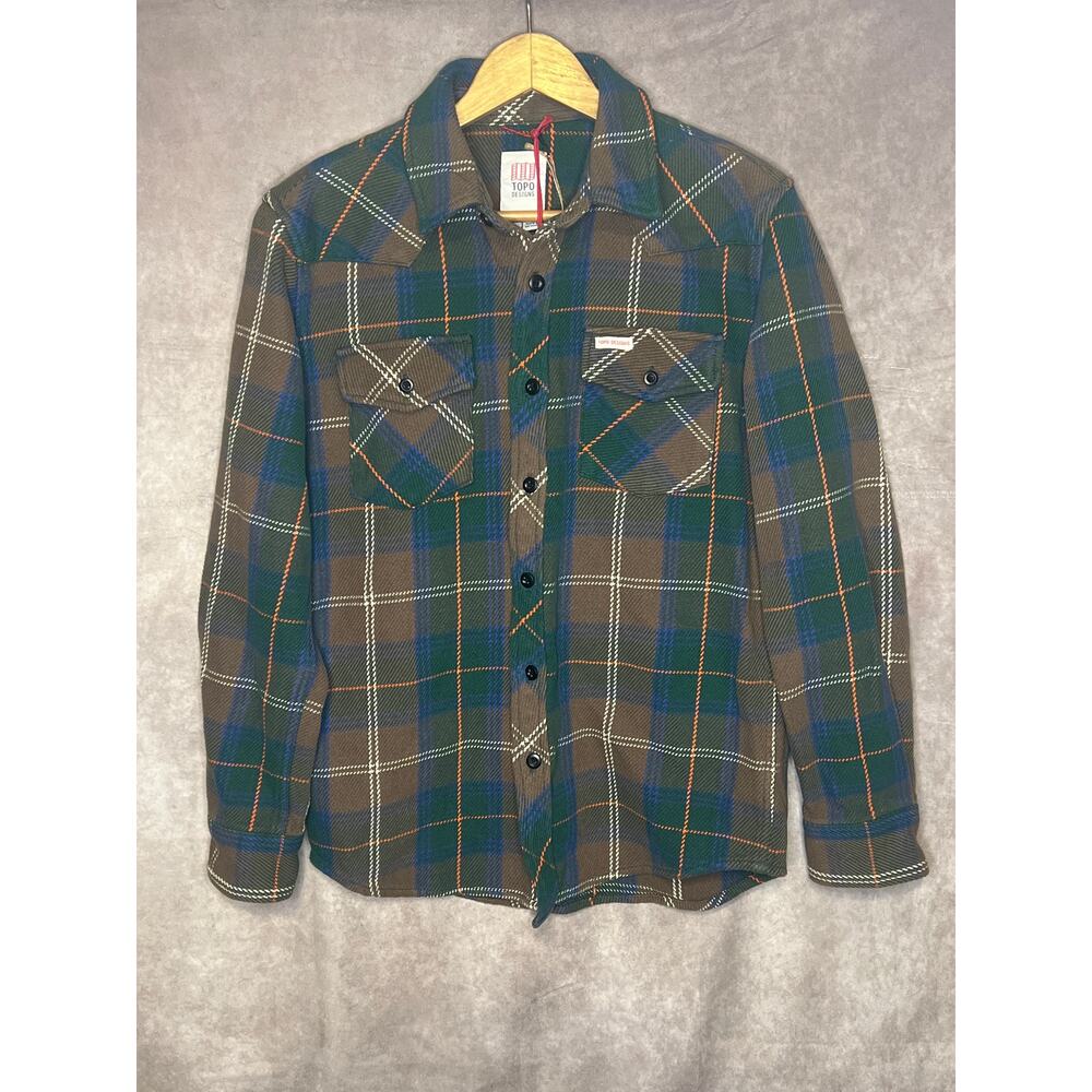 NWT Topo Designs Mountain Shirt Heavyweight Plaid size S